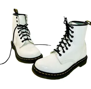 Dr. Martens Women’s 1460 Boot in White Patent Leather size 39 EU / 8 US thumbnail 1