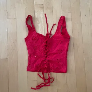 Princess Polly flowerfields corset top red thumbnail 3