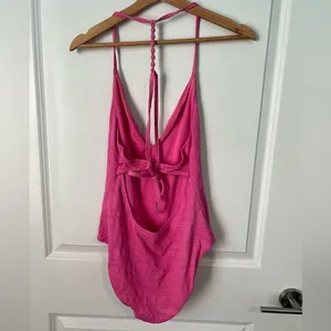 💌 Aerie Jacquard V Scoop One Piece Swimsuit thumbnail 4