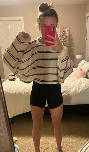 Urban Outfitters Flowy Crop Long Sleeve thumbnail 1