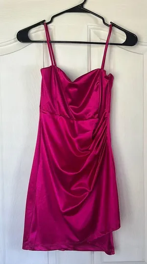 PaperMoon Pink Homecoming Dress thumbnail 1