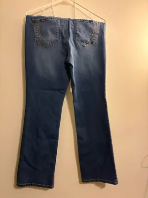 Gloria Vanderbilt Jeans Jordyn Women’s Blue Curvy Barely Bootleg 8 Petite thumbnail 2