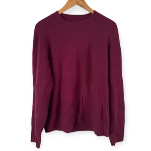NWT J. Crew Crewneck Sweater Extra Soft Yarn Heather Royal Fuchsia Purple Medium thumbnail 2