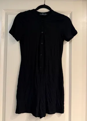 Lioness Black Button-up Romper M thumbnail 1