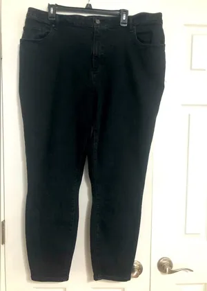 Abercrombie & Fitch curve love super skinny ankle high rise women’s 36 waist 40 thumbnail 1