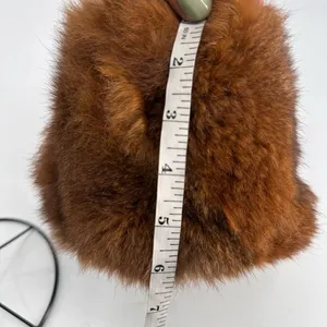 Gertrude Singer Women's Faux Fur Lined‎ Winter Pillbox Hat Brown Tan One Size thumbnail 7