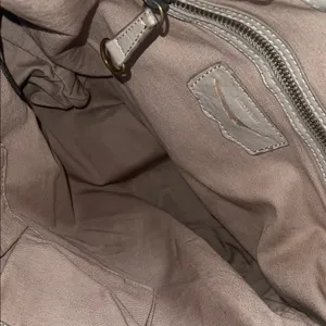 Lucky Penny shoulder bag with rich Chevron leather accents vintage unique style thumbnail 5