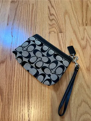 Coach Y2K Black Logo Wristlet thumbnail 4