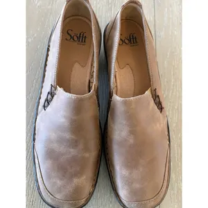 Sofft Leather Slip On Loafers Comfort Shoes Brown Womens 8M thumbnail 9