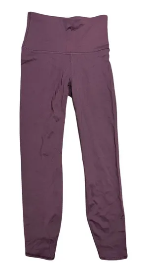 High-Waisted Athletic Leggings Workout Yoga Pants Plum‎ Purple Activewear F63 thumbnail 1