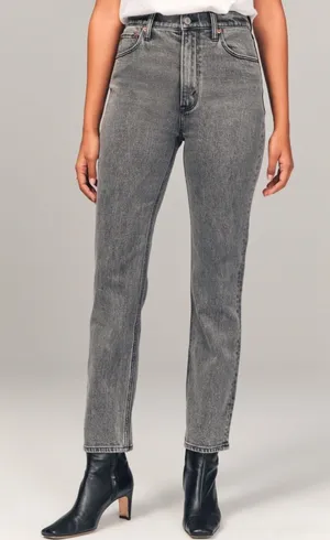 Abercrombie Gray Jeans thumbnail 1