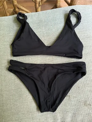 NWOT L*Space Breakers bikini set black extra small thumbnail 2