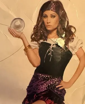 Underwraps Costumes Miss Fortune Halloween Costume Dress thumbnail 1