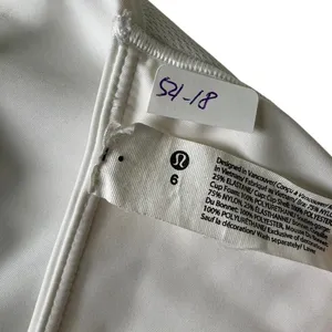 Lululemon White Lightly Padded Sports Bra Women Size 6 | 54-18 thumbnail 3