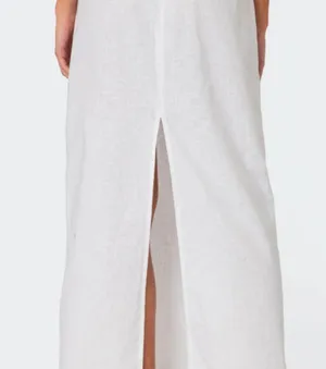 Edikted Rayla Linen Look Maxi Skirt thumbnail 3