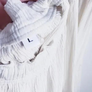 Free People 100 Degree Ivory White Lace Ruffle Mini Halter Dress thumbnail 9
