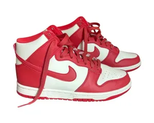Nike Dunk High Next Nature Light Crimsons Coconut Milk Womens Size 7 FV5960-102 thumbnail 1
