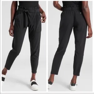 Athleta Skyline‎ Paper Bag Waist Pants size 4 thumbnail 2