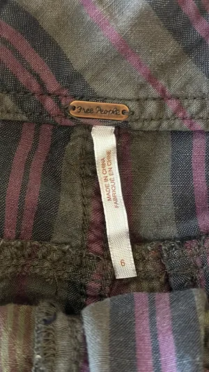 Free People Striped Shorts thumbnail 2