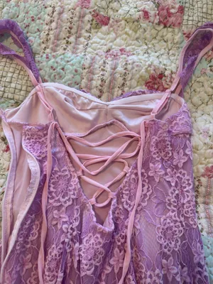 Lace Dress Purple thumbnail 4