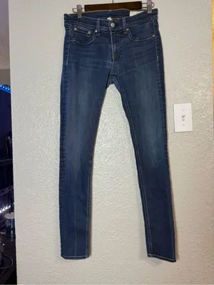 Rag And Bone Womens Jeans Size 28 Blue Medium Wash Skinny Stretch Denim thumbnail 2