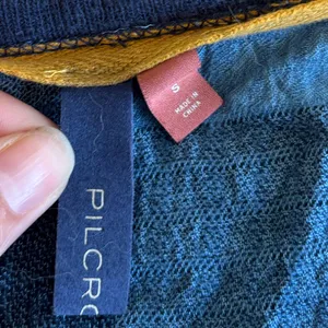 PILCRO long sleeve v neck flannel shirt thumbnail 6