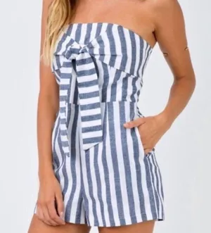 Princess Polly Nautical Romper thumbnail 1