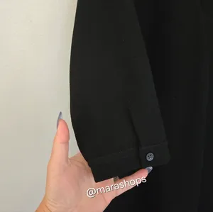 Madewell Moviehouse Shirt Black Dress thumbnail 4