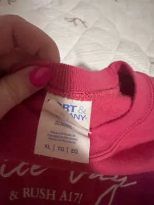 Gildan Pink crewneck sweatshirt disco ball thumbnail 2