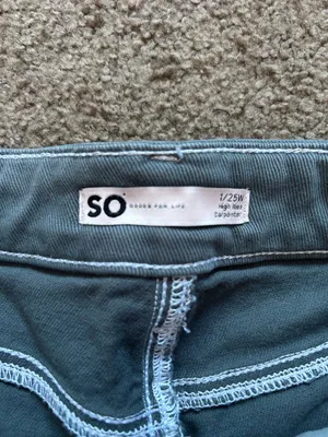SO high waisted cargo pants Blue Size 25 thumbnail 3