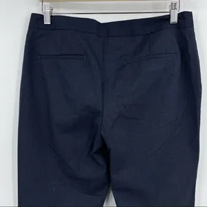 Zara Basic Women's Size 6 Career Office Navy Trouser Pants Polyester‎ Blend thumbnail 6