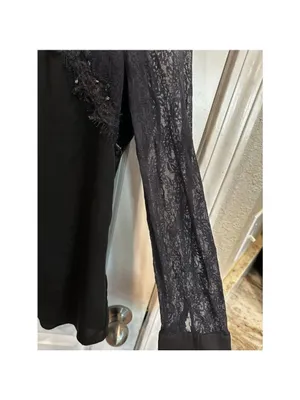 Panitti Black Lace Blouse XL thumbnail 4