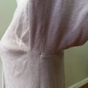 Lululemon Bring It Backbend Sweater Porcelain Pink Cashmere P2P 21” Sz 4 FLAWED thumbnail 14