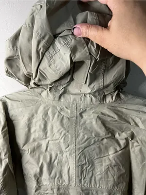 Columbia Vintage OmniTech Waterproof Tan Hooded Outdoor Windbreaker Shell Jacket thumbnail 9