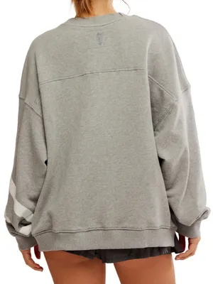 Free People All Star Buti Logo Pullover/Heather Grey thumbnail 8