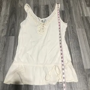 🌿Hollister Beige Tank Top; size medium thumbnail 6