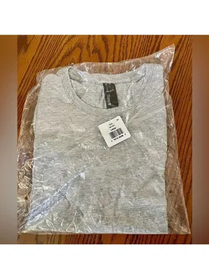 Hanes Nano- T Short Sleeve Light Steele Size Large Unisex thumbnail 6