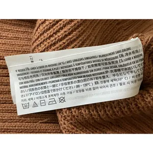 Abercrombie & Fitch Brown Cold Shoulder Mock Neck Ribbed Sweater Dress Small thumbnail 7