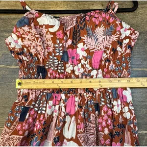 Kate Spade New York Garden Posy Midi Dress Size 6 Cat‎ Size 2 Kitten Print thumbnail 10