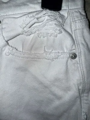 Pistola high rise white distressed button fly bootcut jeans size 27 #751 thumbnail 10