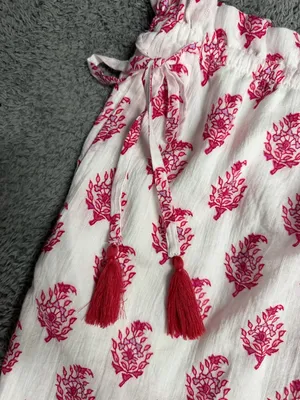 Roller Rabbit x Target Women's Bouquet Side-Tie Beach Pull-On Shorts in Pink XXL thumbnail 5