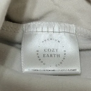 Cozy Earth Bamboo Lounge Jogger Pants Size XS Light Cream Drawstring‎ Pockets thumbnail 7