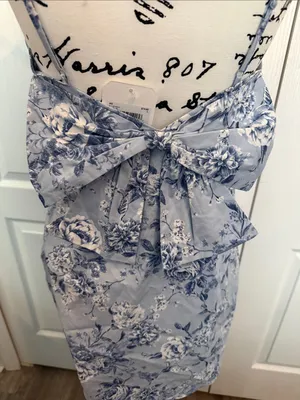 Altar’d State Light Blue Floral Sundress thumbnail 5