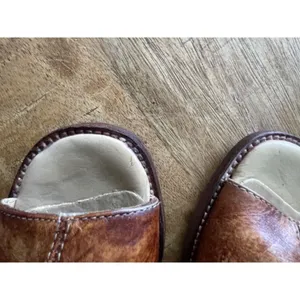 Bed Stu Bootie Handcrafted Cobbler Series Distressed Peep Toe Ankle Boots 9.5 thumbnail 11