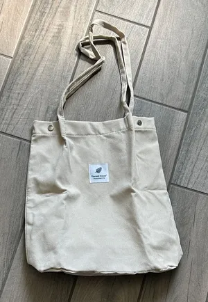 Cream Tote Bag thumbnail 1