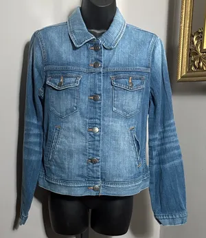 J Crew VINTAGE Small Denim Jean Jacket thumbnail 1