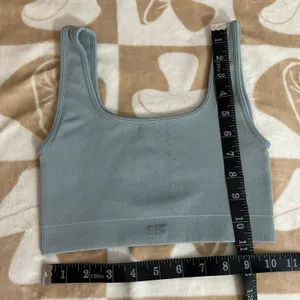 SET ACTIVE | SculptFlex Box Cut Sports Bra Rain Blue | Women's S‎ thumbnail 4