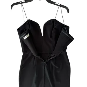 Amanda Uprichard Cherri Gown Black Strapless Maxi Dress Slit Revolve Large thumbnail 7