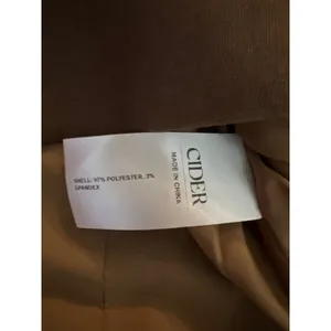 Cider NWT Brown Tailored Waistcoat Vest Button Front thumbnail 4