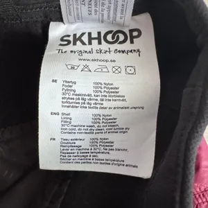 SKHOOP Karolin Short Insulated Skirt Burgundy Quilted Primaloft Mini Large thumbnail 6
